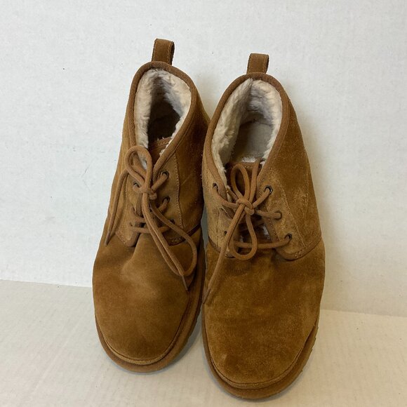 UGG Neumel Suede Men's Casual Shoe US 12 Brown Tan Lace Up - Picture 2 of 10
